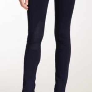 Like new Love Token faux suede patch leggings